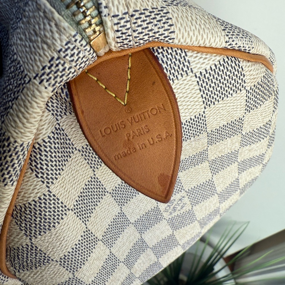 Louis Vuitton Speedy 30 Azur Damier - Picture 6 of 11